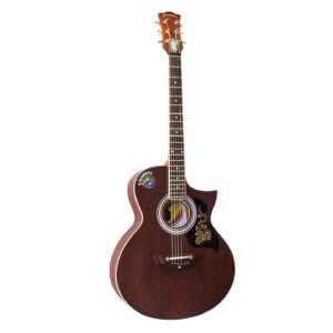 Matte Natural Coco Brown MOON39 Series Electro Acoustic Guitar