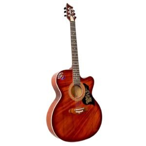 Matte Finish Brown 36" Rosewood Acoustic Guitar for Kids